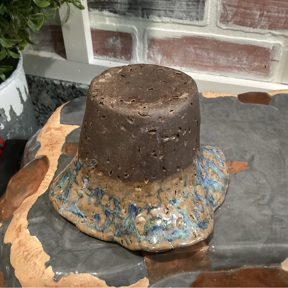 Handcrafted - Stunning - Beautiful - Ceramic Bowl - Vase - Candle Holder - RARE - Picture 9 of 14